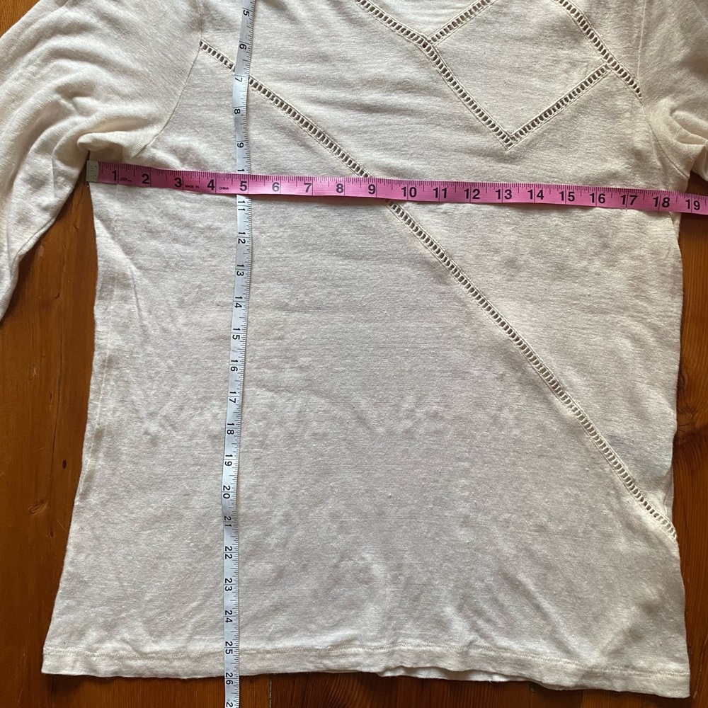 Marc Jacobs Linen Geometric Top - Picture 8 of 9